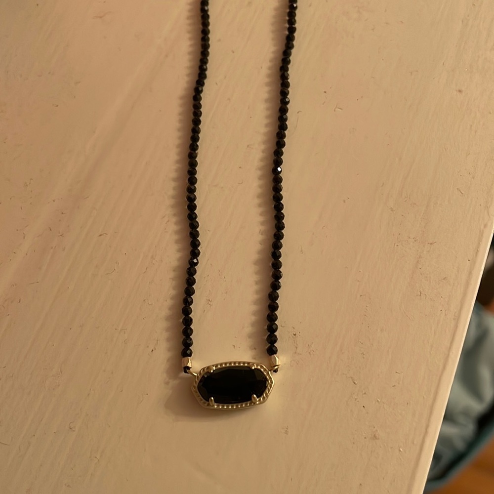 Kendra Scott Black Beaded Necklace